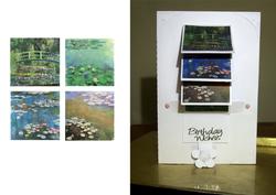 Monet Waterfall Card