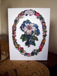 Victorian Flowers Card
