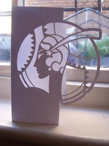 Art Deco Over The Edge Card