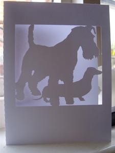 Doggies In A Frame Card 1