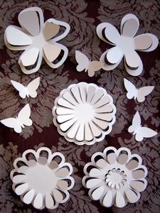 Pop Up Flowers With Butterflies