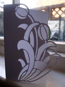 Floral Over The Edge Card 14
