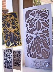 DL Filigree Framed Foliage Z card