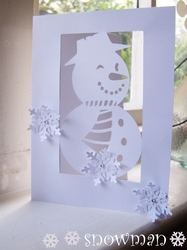 Framed SNOWMAN