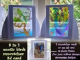 EXOTIC BIRDS 3D SUNCATCHER (3 IN 1) CARD