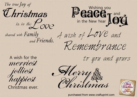 Christmas Word Art