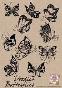 Butterflies-doodles