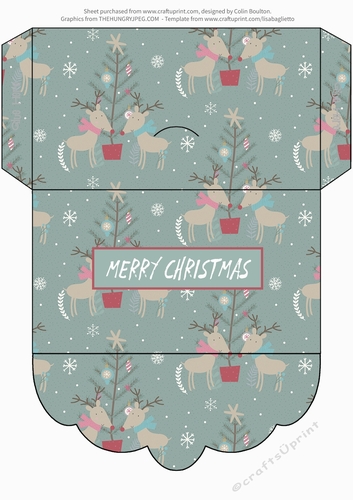 Christmas Reindeer Money Wallet