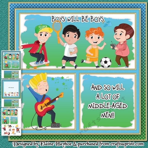 Boys Will Be Boys Mini Kit