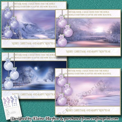 Beautiful Nature 5x7 Toppers/Card Fronts