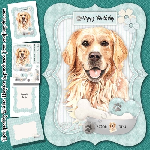 Golden Retriever Card Mini Kit