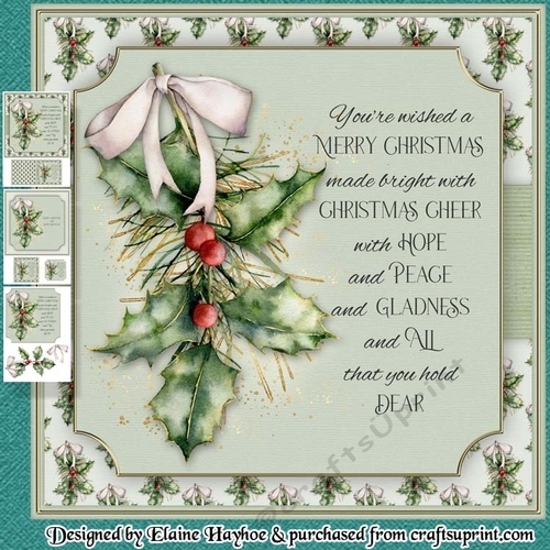 Christmas Holly Mini Kit