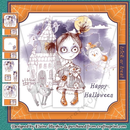 Spooky Girl Halloween Mini Kit