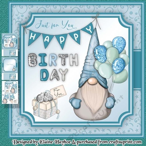 Birthday Balloon Gnome Mini Kit