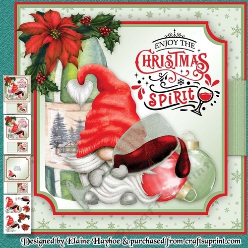 Christmas Red Wine Gnome Mini Kit