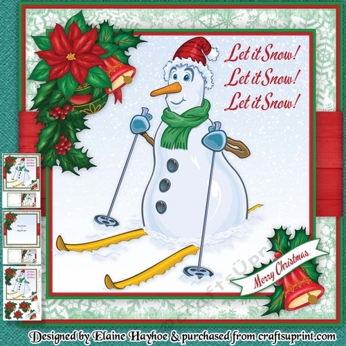 Ski-ing Snowman Mini Kit