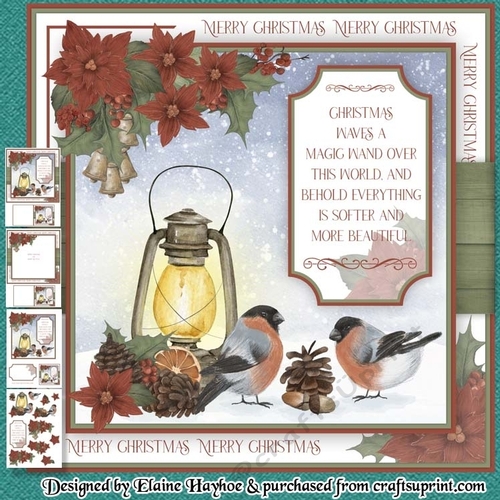 Christmas Bullfinches Mini Kit