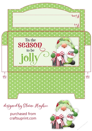 Jolly Gnome 2 Cash Gift Envelope