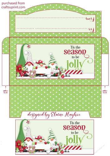 Jolly Gnome 7 Cash Gift Envelope