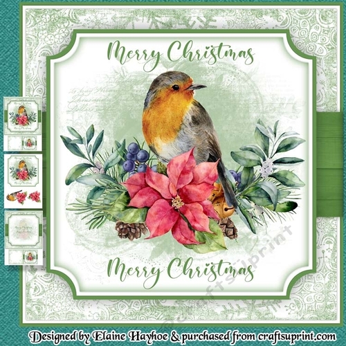 Poinsettia Robin Mini Kit