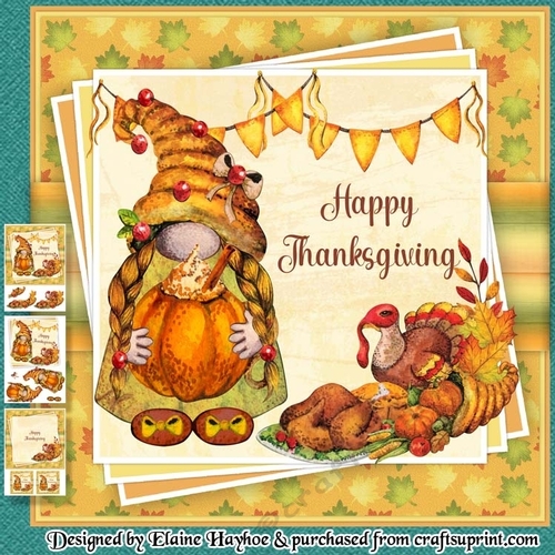 Thanksgiving Gnome 5 Mini Kit (Spiced Pumpkin Latte)