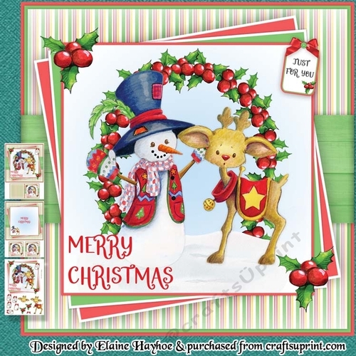 Baby Rudi and Snowman Mini Kit