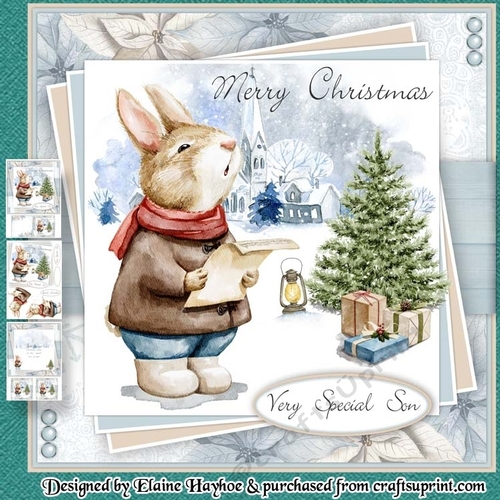 Son-Grandson Bunny Christmas Mini Kit