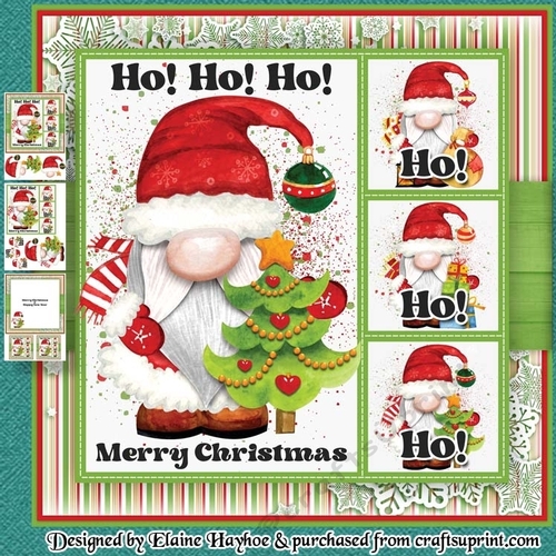 3 Santa Gnomes Mini Kit