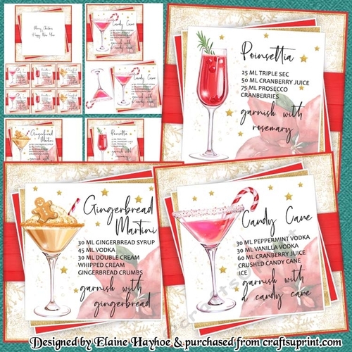 Christmas Cocktails 6inch Collection