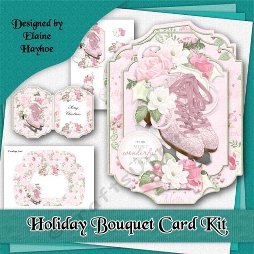 Holiday Bouquet Christmas Card Kit
