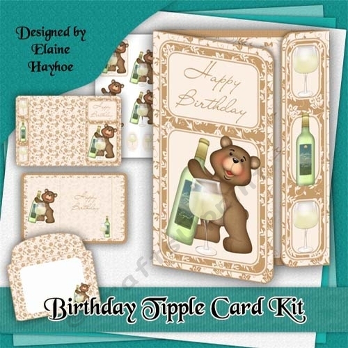 Birthday Tipple Asymmetric Card Kit