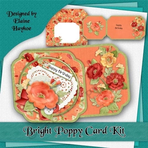 Bright Poppy Card Kit