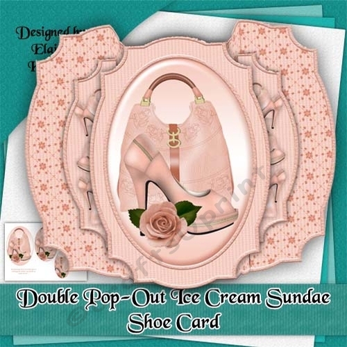 Ice Cream Sundae Shoe Card Kit