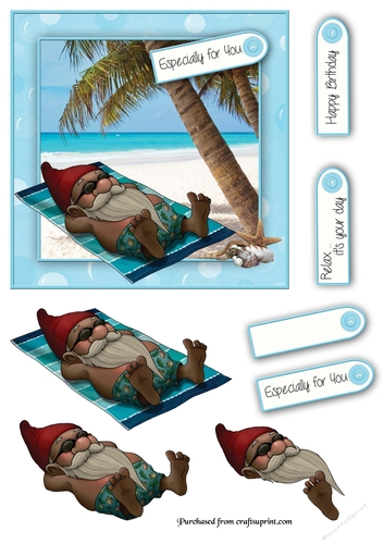 Tropical Tan Cardfront/Topper