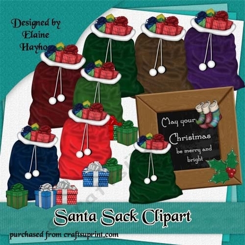 Santas Sack Clipart