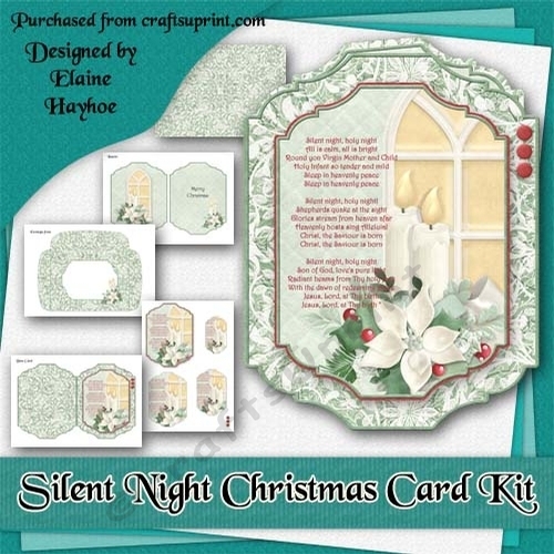 Silent Night Christmas Card Kit