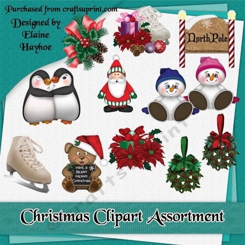 CU Christmas Clipart Assortment