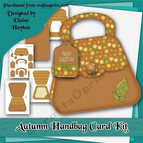 Autumn Handbag Birthday Card Kit