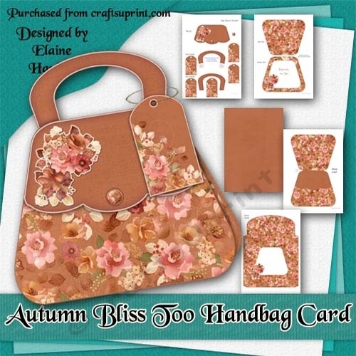 Autumn Bliss2 Handbag Shaped Card Kit