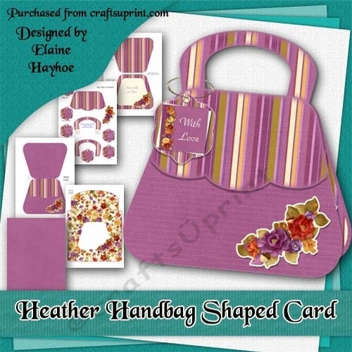 Heather Handbag Shaped Card Kit