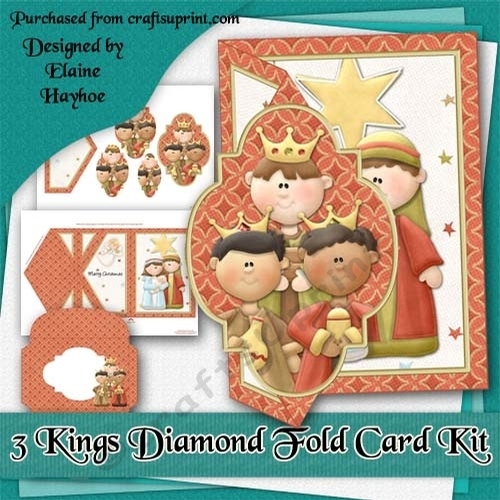 3 Kings Diamond Fold Card Kit