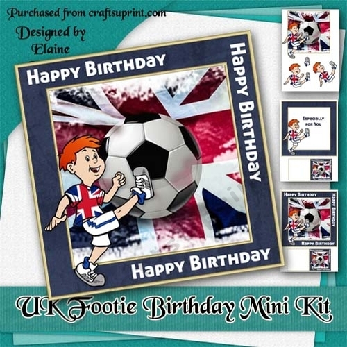 UK Footie Birthday Mini Kit