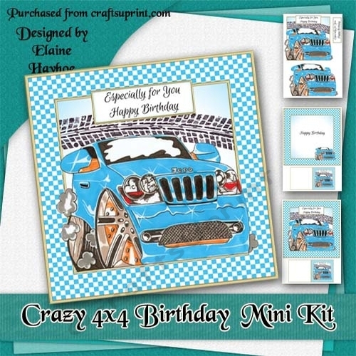 Crazy 4x4 Birthday Mini Kit