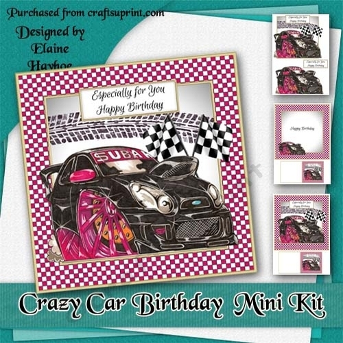 Crazy Car Birthday Mini Kit