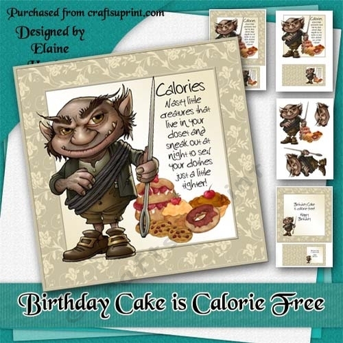 Birthday Cake is Calorie Free