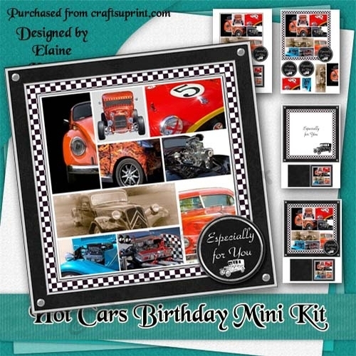 Hot Cars Birthday Mini Kit