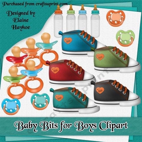 Baby Bits for Boys Clipart