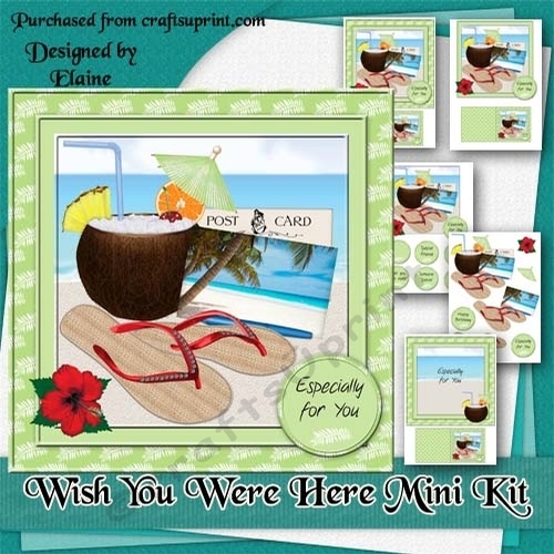 Wish You Were Here Birthday Mini Kit