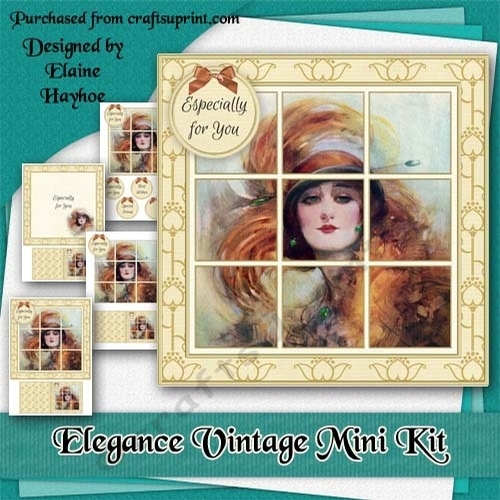 Elegance Vintage Birthday Mini Kit