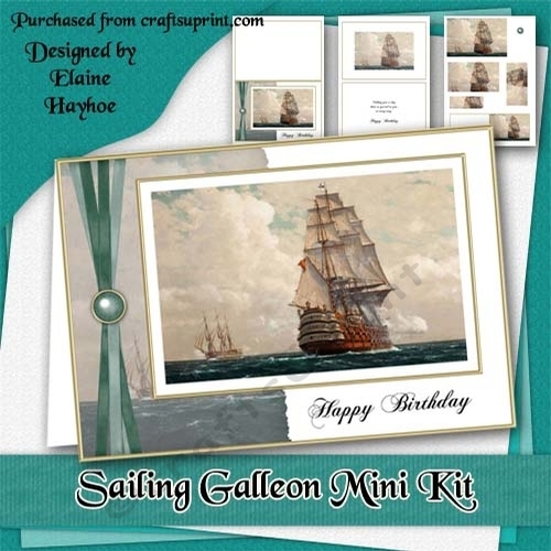 Sailing Galleon Birthday Mini Kit